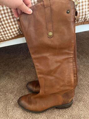 Sam Edelman Brown Leather Riding Boots